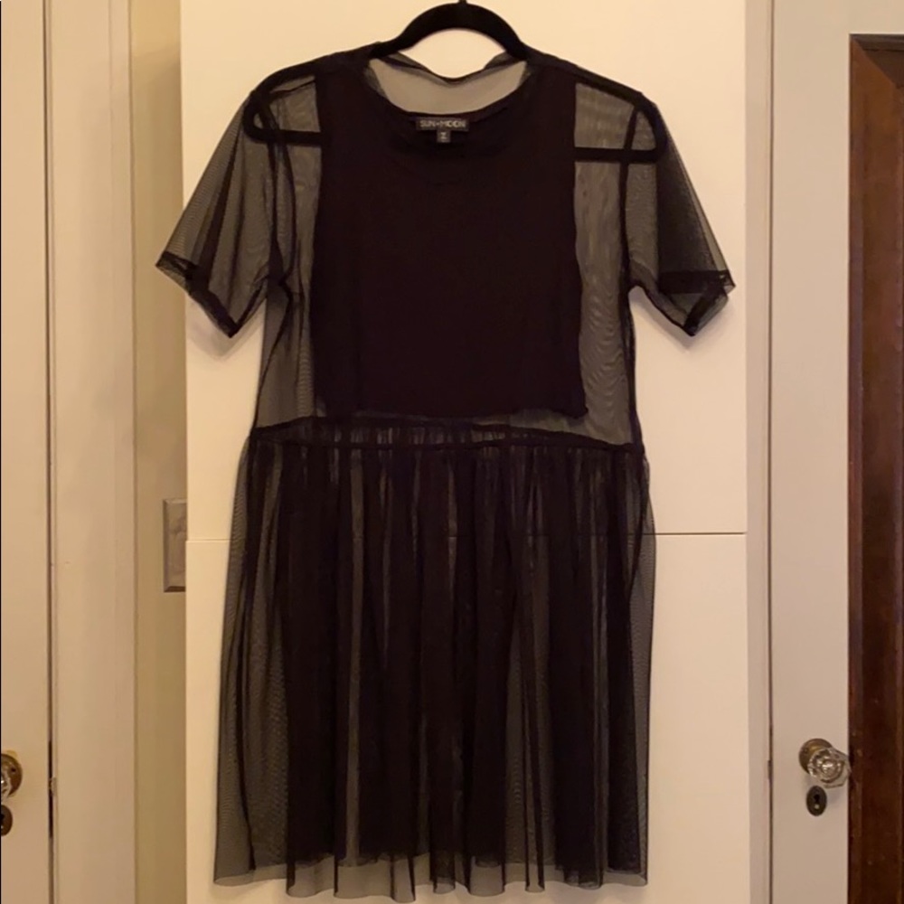 Sun and Moon mesh top
